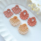 Cutout Scalloped Fan Polymer Clay Cutters | Art Deco Clay Cutters | Embossing Fan Shape Cutters | Earring Making | Clay Tools