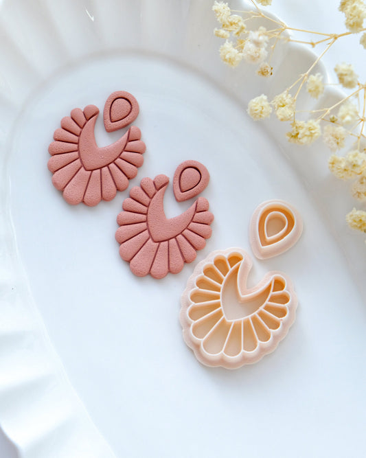 Scalloped Fan Polymer Clay Cutters