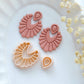 Scalloped Fan Polymer Clay Cutters | Art Deco Clay Earring Cutters | Spring Clay Cutters | Polymer Clay Supplies