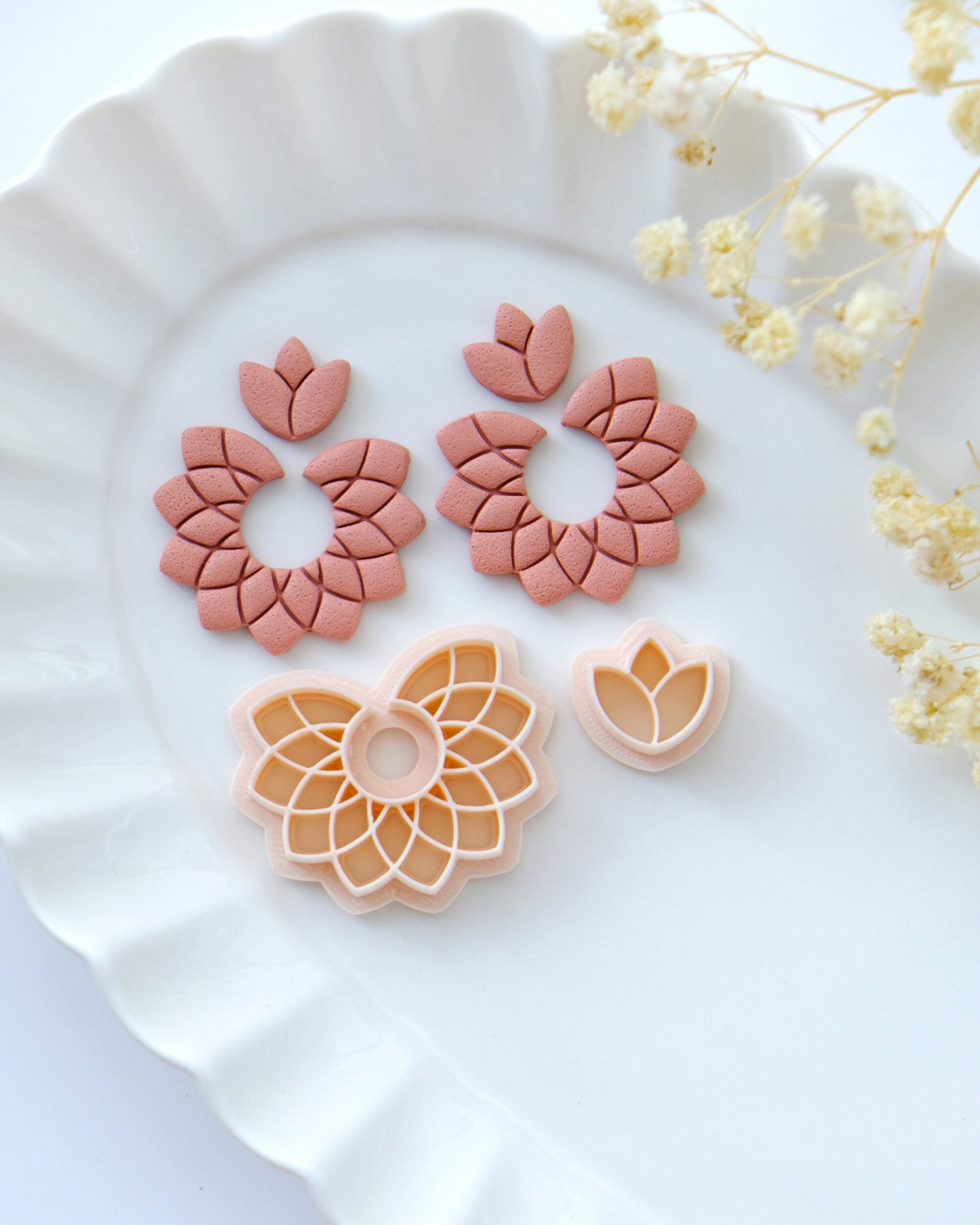 Scalloped Dangle Polymer Clay Cutter | Spring Clay Cutters