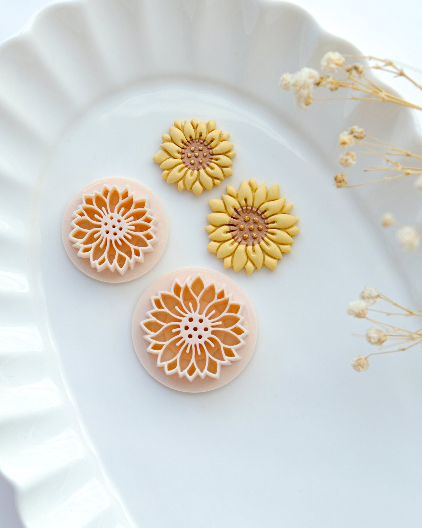 Spring Sunflower Polymer Clay Cutter | Spring Clay Cutters | Boho Clay Cutter | Clay Earring Cutter | Jewelry Making