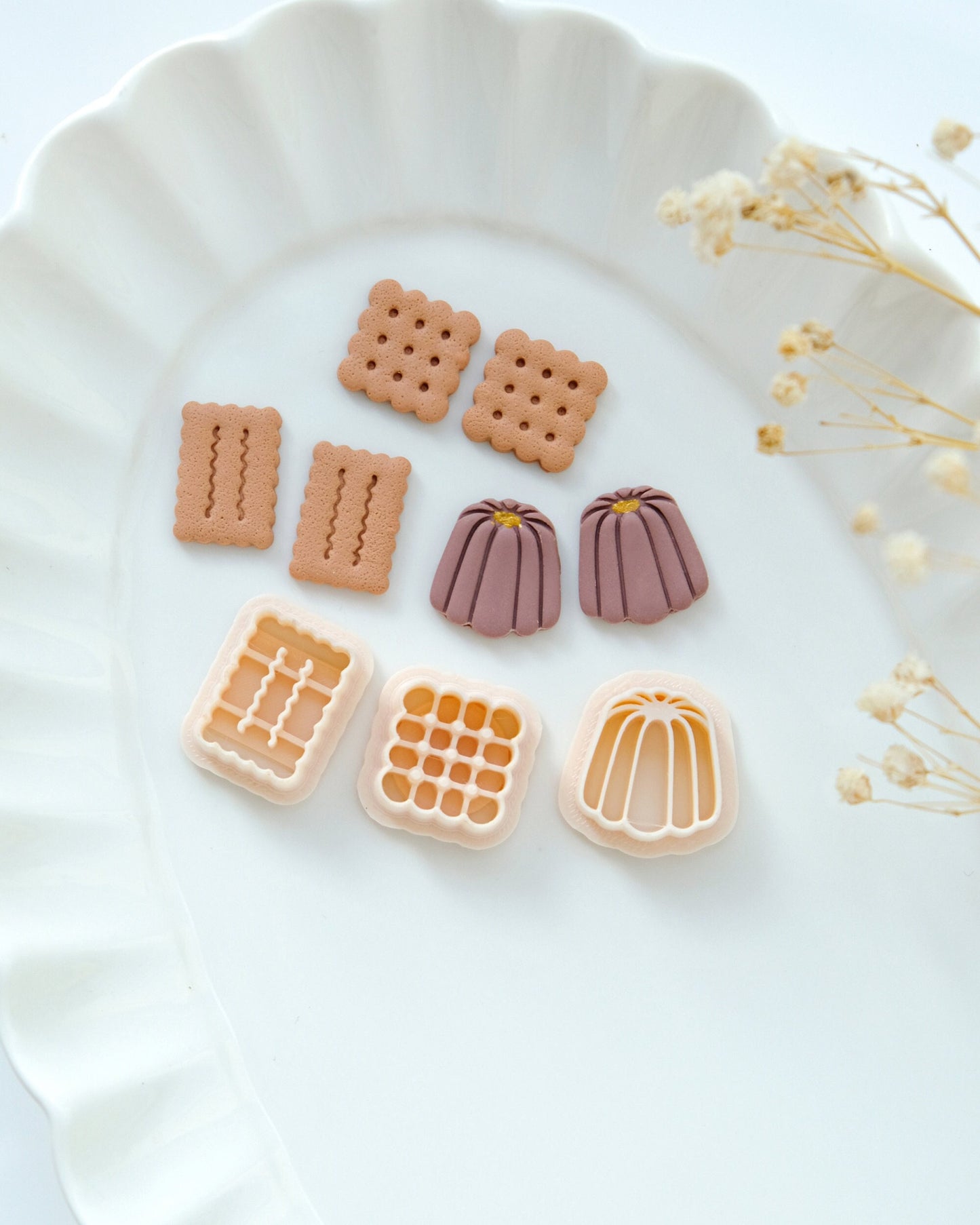 Cute Cookie Polymer Clay Cutters | Bakery Clay Cutters | Clay Earring Cutter | Jewelry Making | Clay Tools