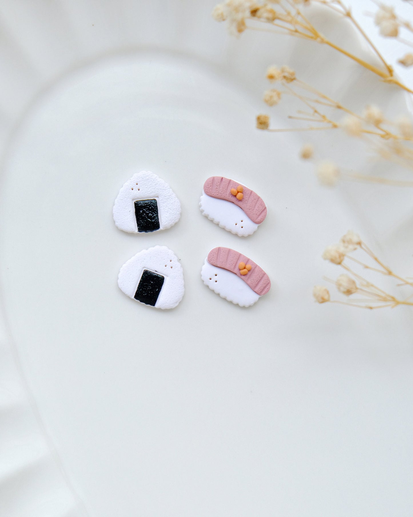 Sushi Stud Polymer Clay Cutters | Cute Food Clay Cutters | Clay Earring Cutters | Polymer Clay Tools | 3d Printed Cutter