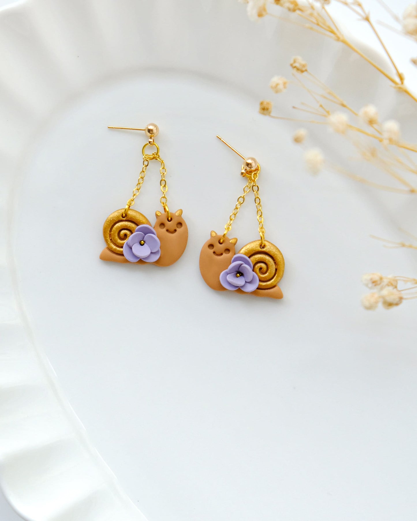 Summer Snail Polymer Clay Cutters | Animal Clay Earrings Cutters