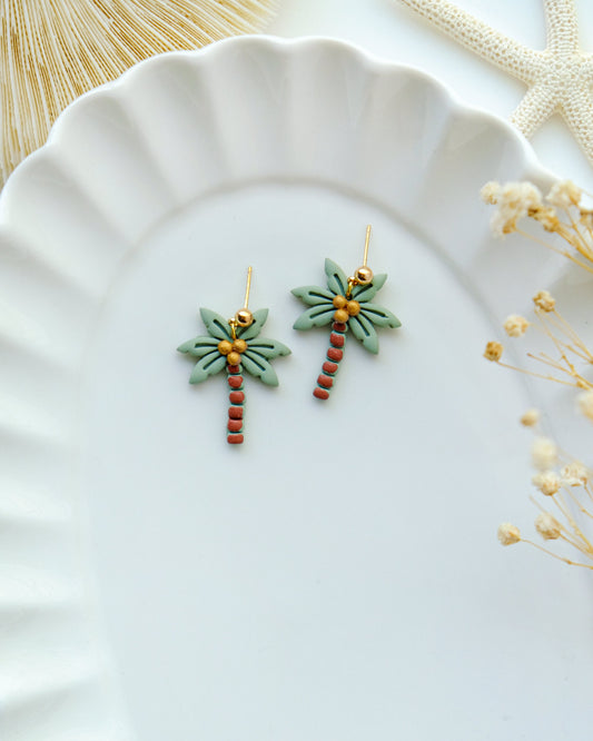 Summer Coconut Tree Polymer Clay Cutter | Ocean Clay Earring Cutters