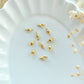 10pcs 14K Gold Plated Brass Earring Charms | Conch Charms | DIY Accessories for Jewelry Making
