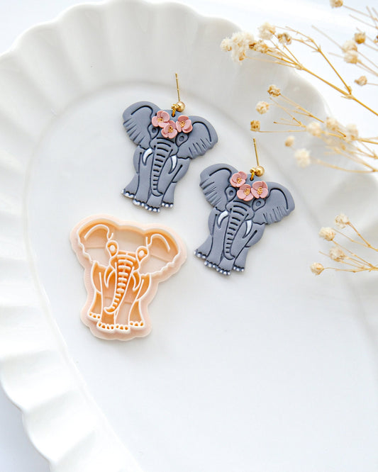 Elephant Polymer Clay Cutters | Summer Animal Clay Jewelry Cutters