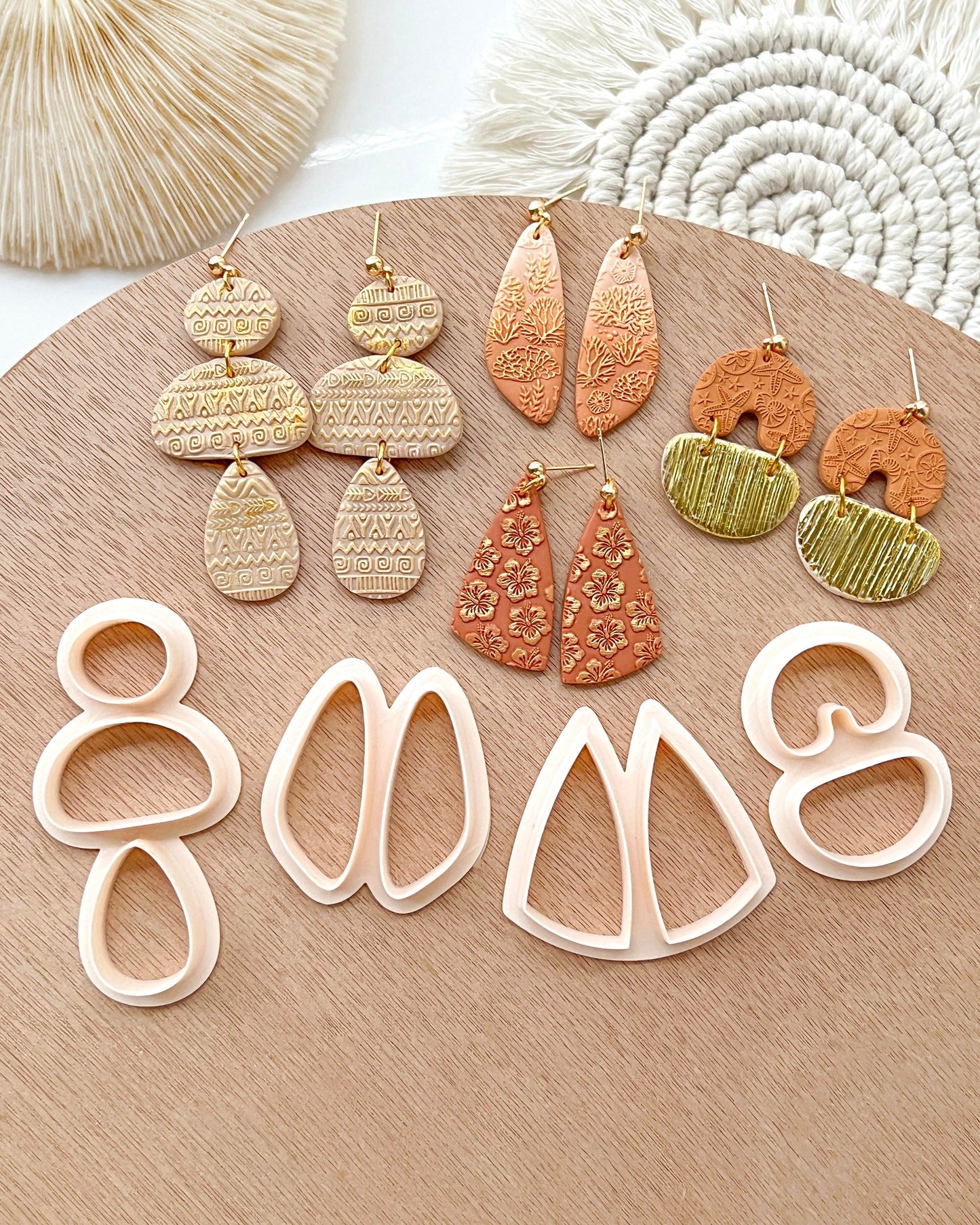 Must Have! Polymer Clay Cutters | Clay Earring Cutters Set for Jewelry Making
