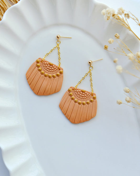 Macrame Fall Polymer Clay Cutters for Earrings | Boho Clay Cutter for Jewelry Making