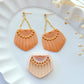 Macrame Fall Polymer Clay Cutters for Earrings | Boho Clay Cutter for Jewelry Making