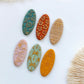 Summer Polymer Clay Earrings Texture Sheet | Polymer Clay Texture Mat for Jewelry Making | Pineapple | Coral | Aztec | Fish
