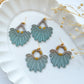 Boho Feather Tribe Polymer Clay Cutters | Fall Western Clay Earring Cutter Set for Jewelry Making