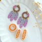 Boho Feather Tribe Polymer Clay Cutters | Fall Western Clay Earring Cutter Set for Jewelry Making
