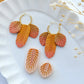 Macrame Feather Polymer Clay Cutters | Fall Boho Clay Earring Cutter for Jewelry Making