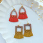 Macrame Polymer Clay Cutters | Fall Boho Clay Earring Cutters for Jewelry Making