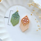 Fall Macrame Polymer Clay Cutters | Boho Flower Clay Earring Cutters for Jewelry Making