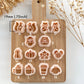 2024 Fall Stud Polymer Clay Cutters | Autumn Pumpkin Halloween Clay Earring Cutters for Jewelry Making