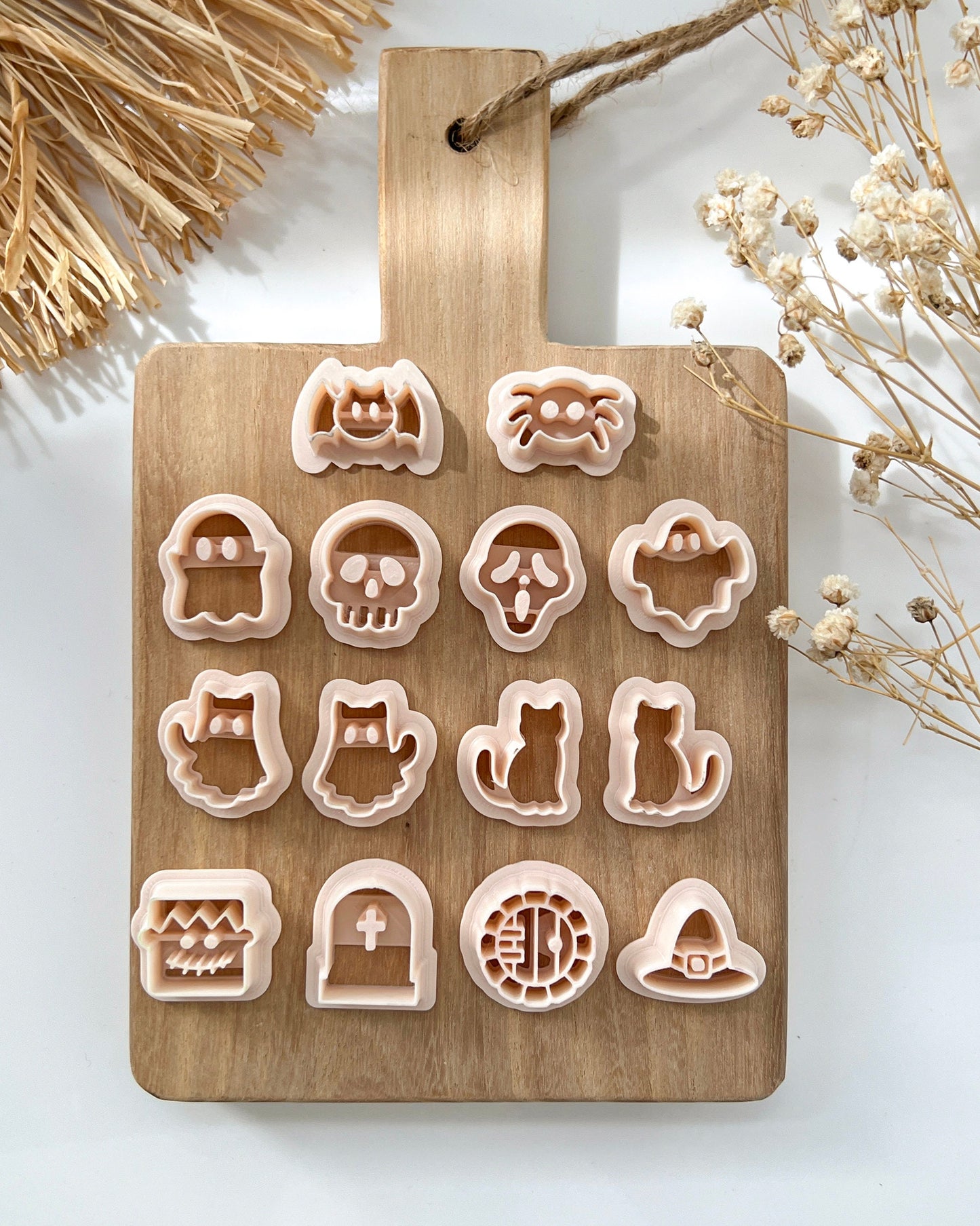 2024 Halloween Stud Polymer Clay Cutters | Halloween Clay Earring Cutters for Jewelry Making