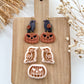 2024 Halloween Polymer Clay Cutters | Crows and Pumpkin Clay Earring Cutters for Jewelry Making