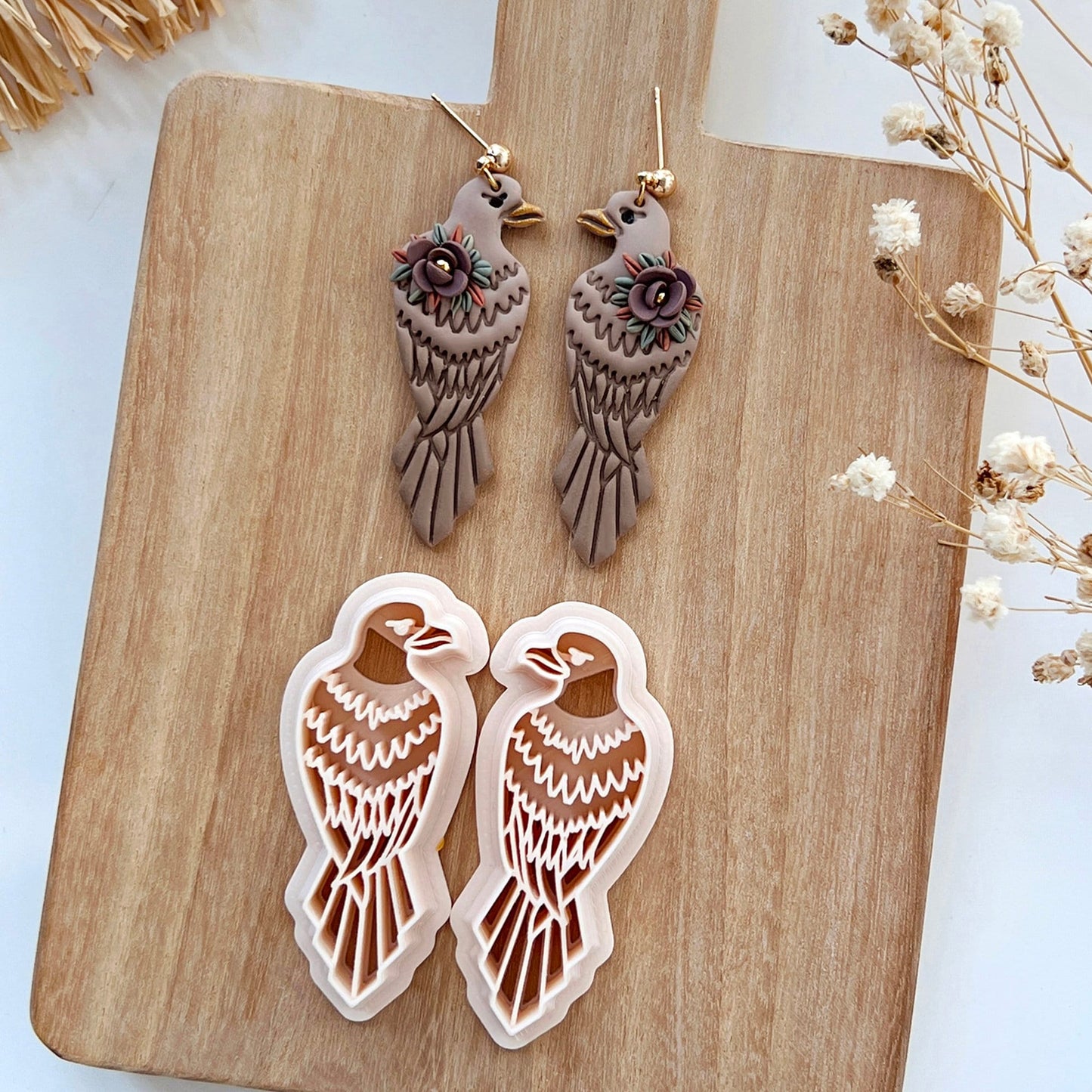 2024 American Eagle Polymer Clay Cutters | Fall Animal Clay Earring Cutters for Jewelry Making