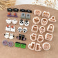 2024 Halloween Stud Polymer Clay Cutters | Halloween Clay Earring Cutters for Jewelry Making