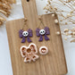 2024 Halloween Skull Bow Polymer Clay Cutters | Fall Halloween Clay Earring Cutters for Jewelry Making