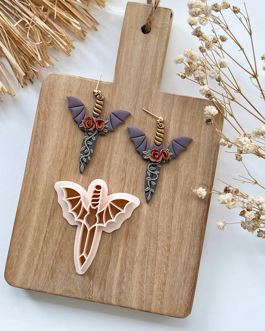 Bat Sword Polymer Clay Cutter