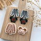 2024 Halloween Polymer Clay Cutters | Skeleton Bones Clay Earring Cutters & Tools | Rib Cage | Pelvis