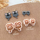 Animal Polymer Clay Cutters | Clay Earring Cutter for Jewelry Making | Hamster | Fox | Squirrel | Mouse Earrings Tools