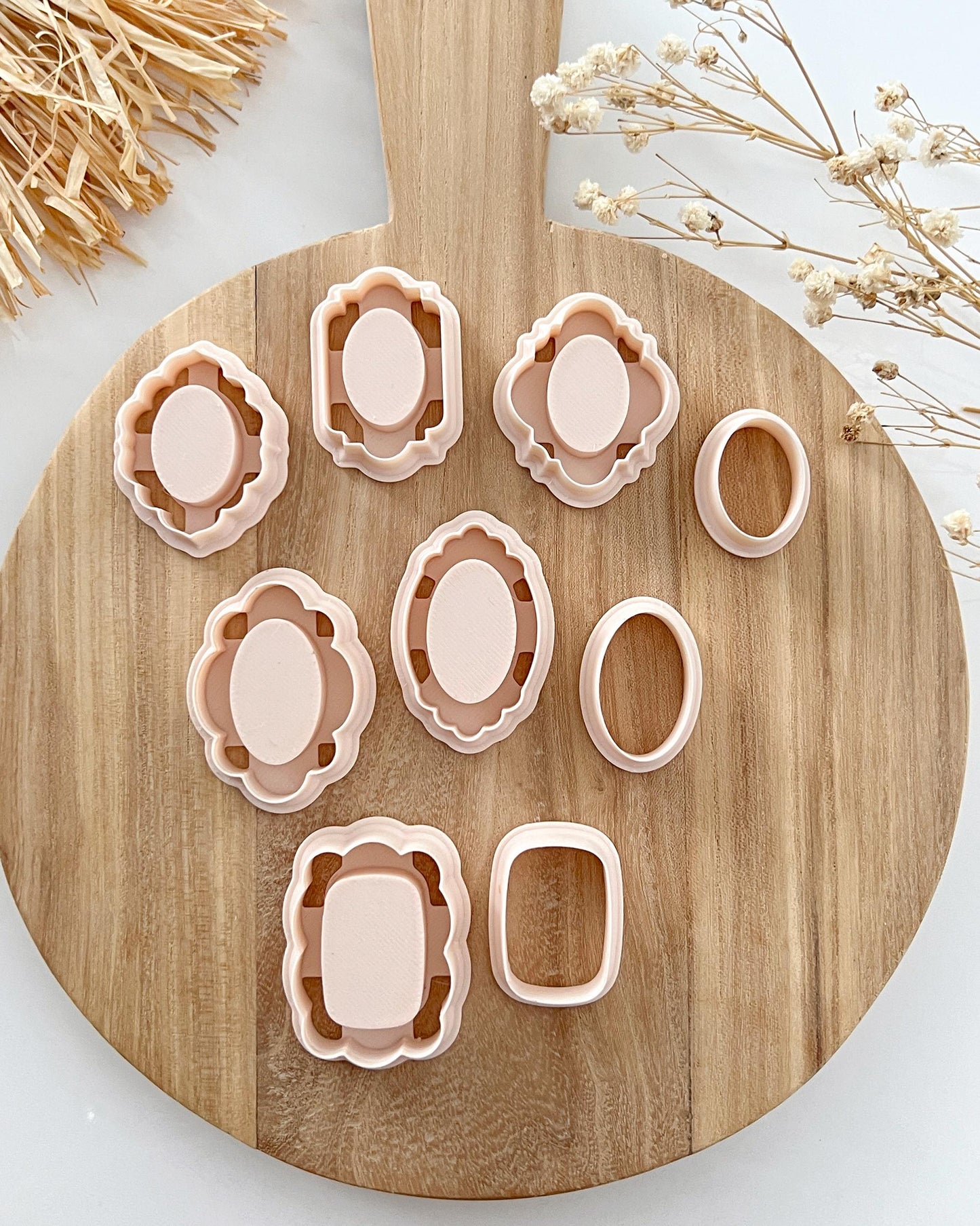 Frame Polymer Clay Cutters Set | Clay Earring Cutters for Jewelry Making