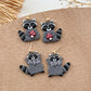 Raccoon Polymer Clay Cutter | Animal Clay Earring Cutter for Jewelry Making | Clay Earring Tools