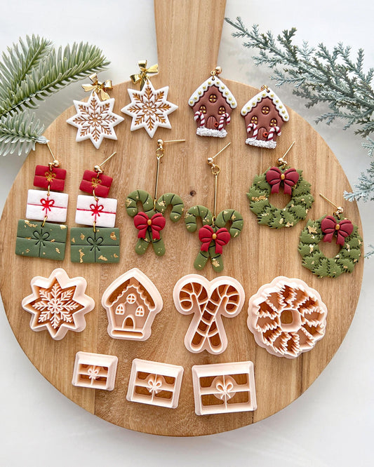 Cozy Holiday Polymer Clay Cutters