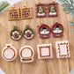 Winter Christmas Polymer Clay Cutters | Ornaments Clay Earring Cutters Set for Jewelry Making