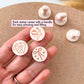 Valentines Polymer Clay Cutters | Wax Seal Clay Earring Stamps | Polymer Clay Tools for Jewelry Making