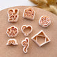 Valentines Polymer Clay Cutters | Love Clay Earring Cutters | Embossing Polymer Clay Tools & Sets