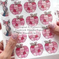Patchwork Bow Polymer Clay Transfer Paper & Matching Cutter