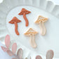 Mushroom Clay Earring Cutters