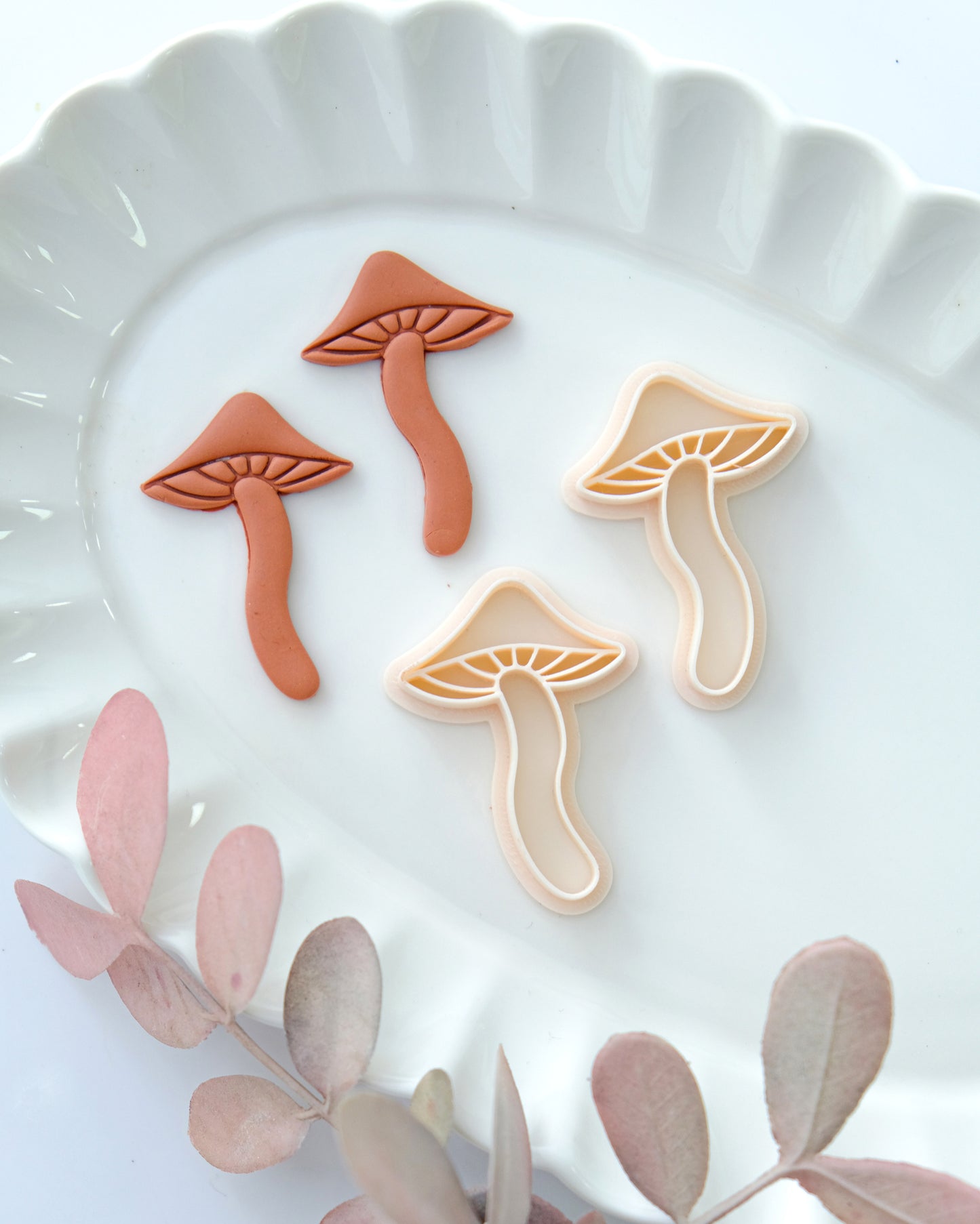 Mushroom Clay Earring Cutters