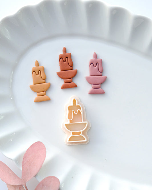 Christmas  Witch Candle Clay Cutters
