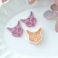 Polymer Clay Cutters for Cat Earrings