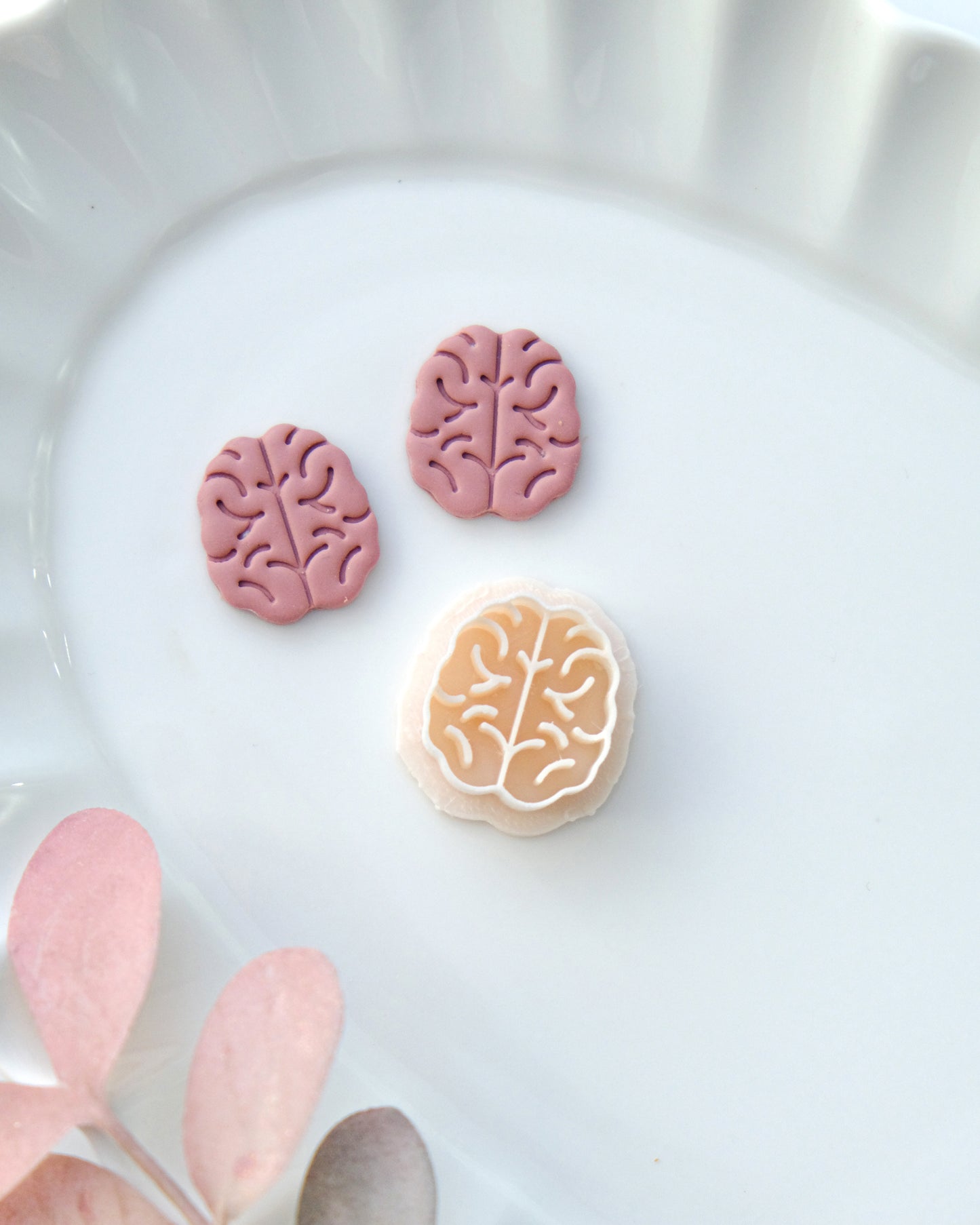 Brain Polymer Clay Cutters | Boho Clay Earring Cutters | Mental Health Earrings Cutter