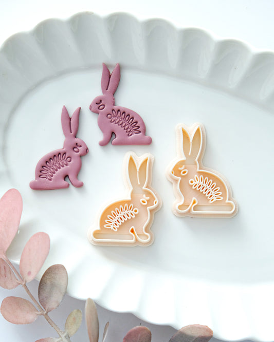 Easter Bunny Polymer Clay Cutters