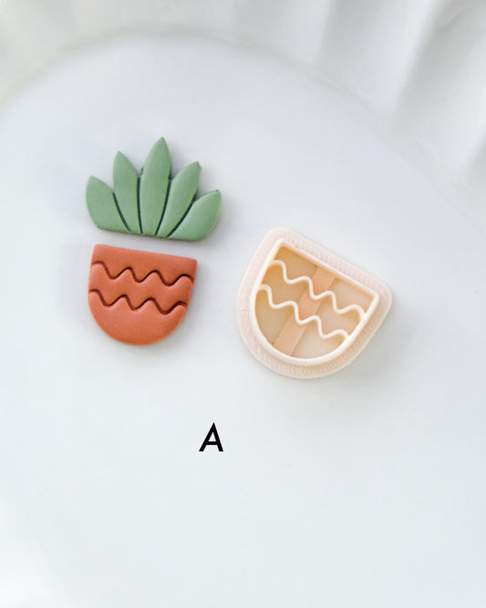 Plant Pots Polymer Clay Cutters