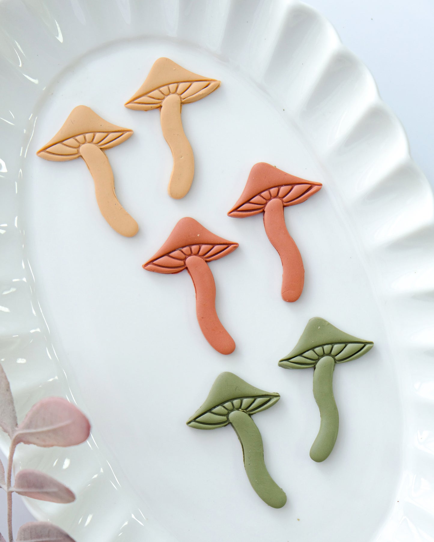 Mushroom Clay Earring Cutters