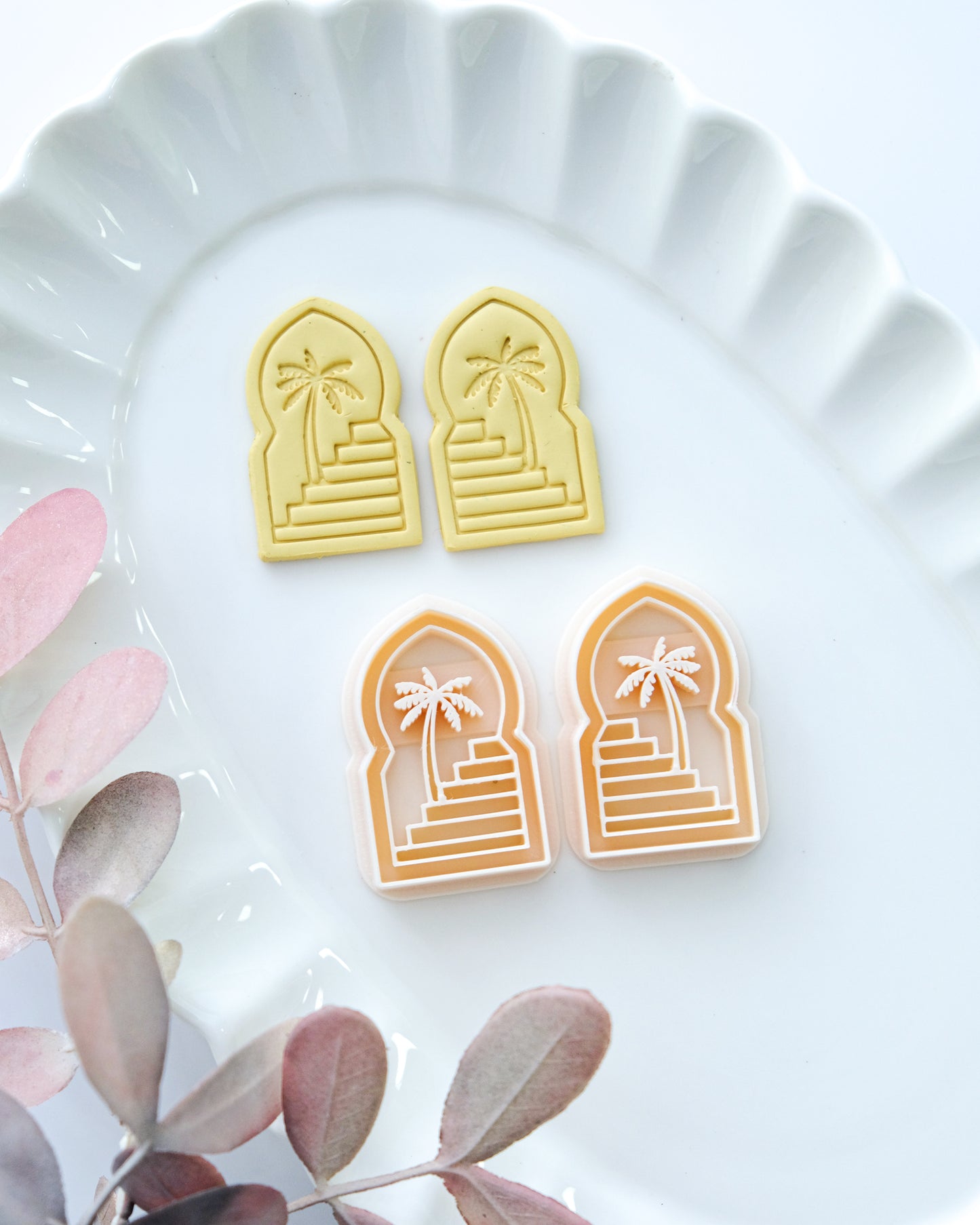 Palm Tree Arch Clay Earring Cutters