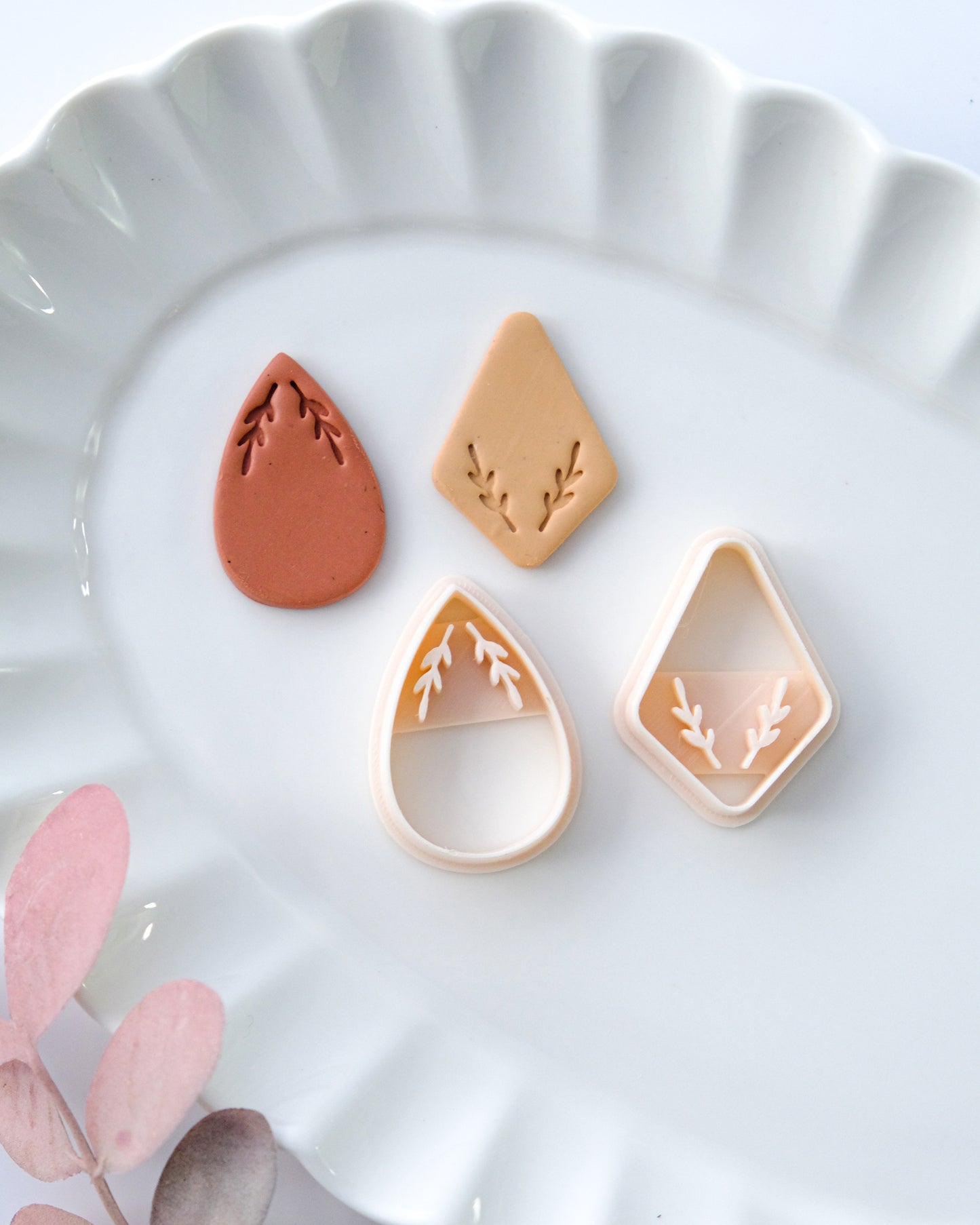 Teardrop Polymer Clay Cutters for Earrings