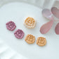 Rose Polymer Clay Cutter for Stud Earrings