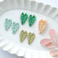 Spring Leaf Polymer Clay Cutter, Clay Earring Cutters