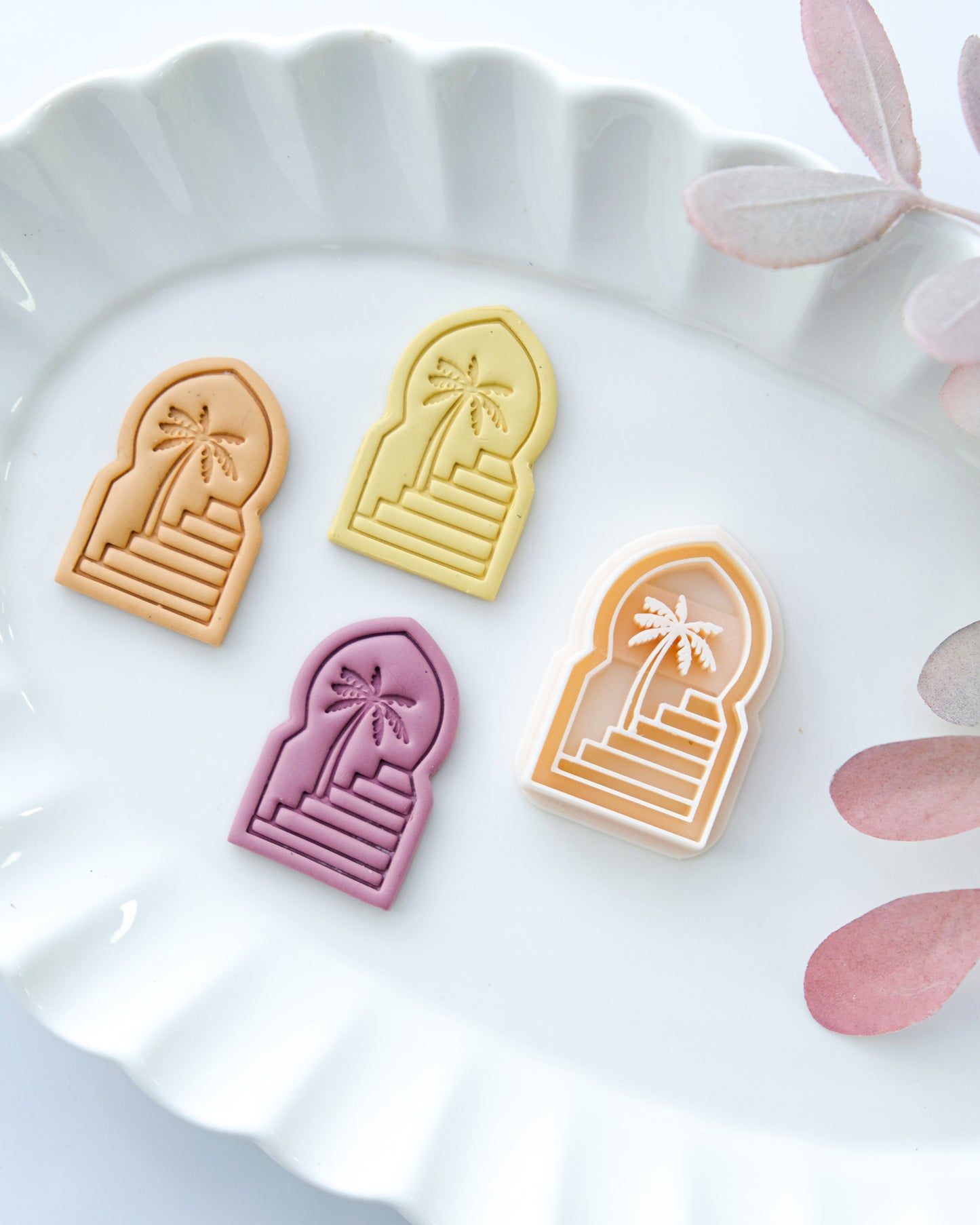 Palm Tree Arch Clay Earring Cutters