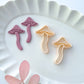 Mushroom Clay Earring Cutters